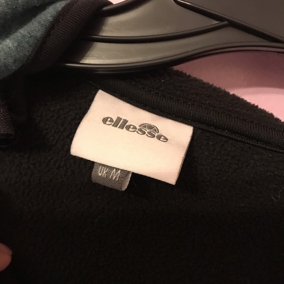 Ellesse green men’s quarter zip sweatshirt size medium - Picture 2 of 4